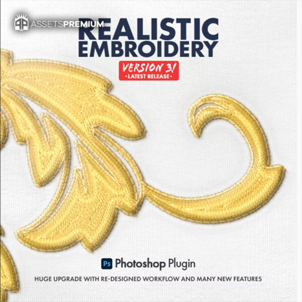 Realistic Embroidery 3 – Photoshop Plugin