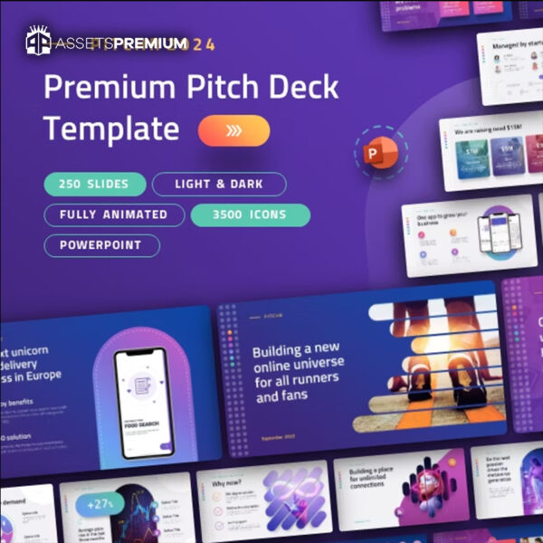 PITCHR 2024 – Premium Pitch Deck Template for PowerPoint