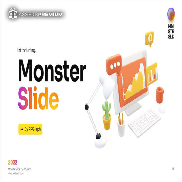 Monster Slides Premium PowerPoint Presentation Template - Image 2