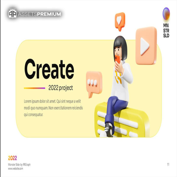 Monster Slides Premium PowerPoint Presentation Template - Image 4