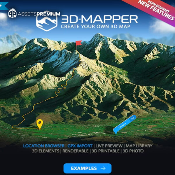 3D Map Generator - 3D Mapper - Photoshop Plug-in