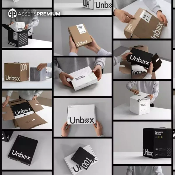 12x Unboxing Mockup Bundle - Image 3