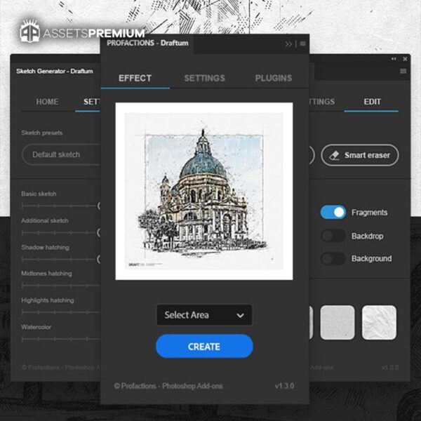 Sketch Generator - Draftum - UXP Photoshop Plugin - Image 3