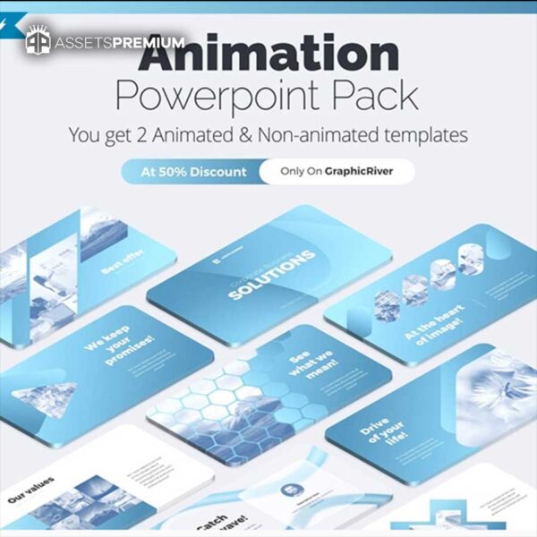 Pitch Deck Modern Animated Bundle