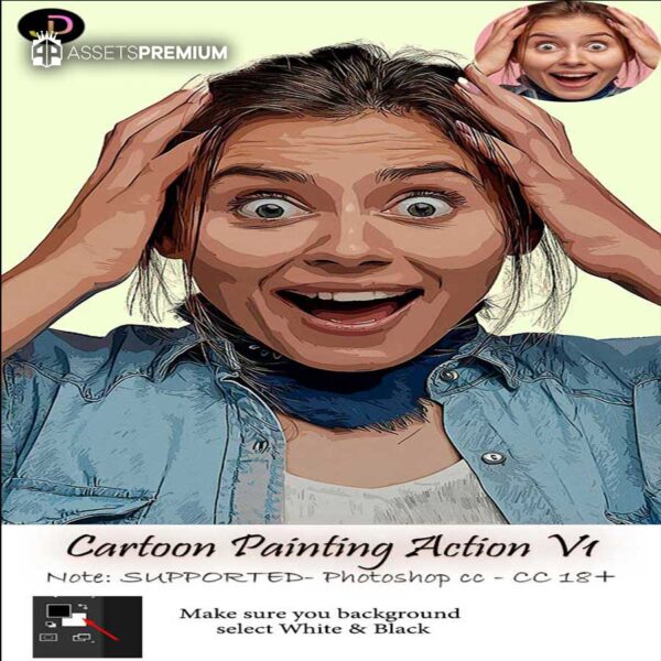 Cartoon Painting Action V1